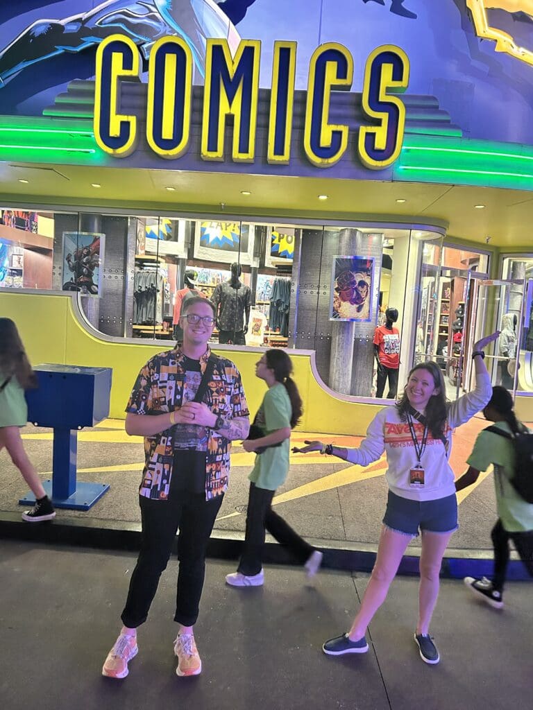 Matt & Lauren at last year's after hour event at Islands of Adventure. 