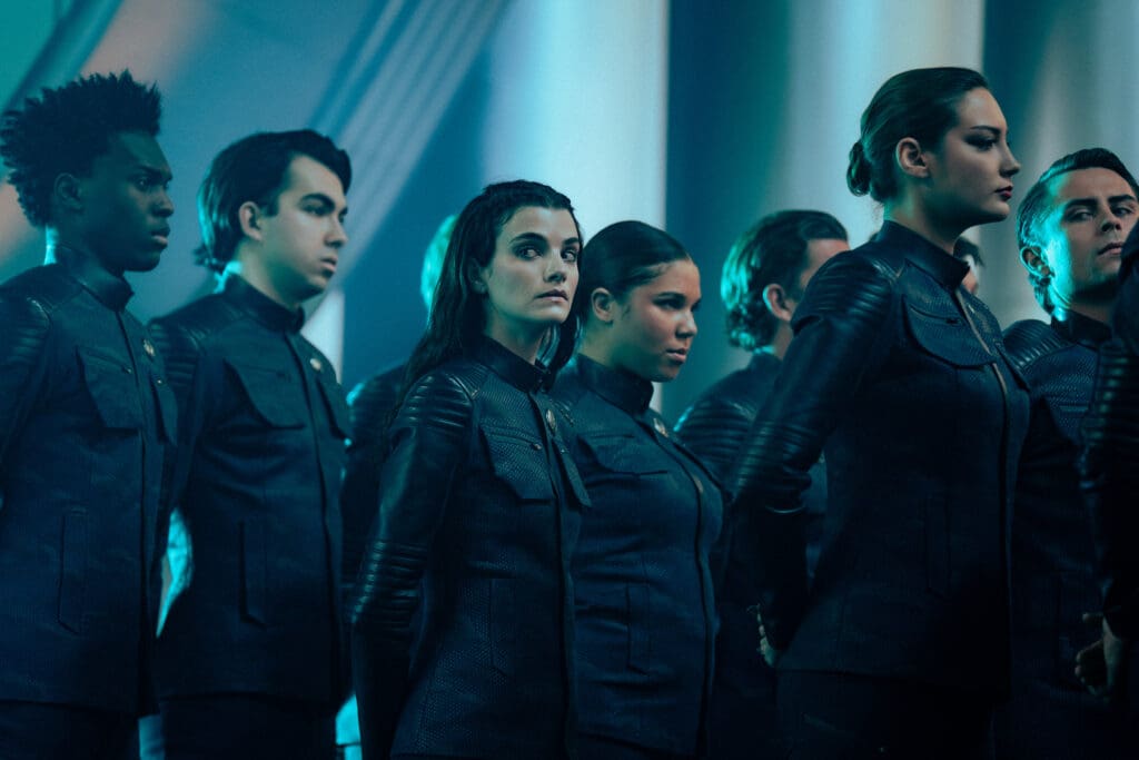 Zoë Steiner as Tarima in season 1, episode 6, of Star Trek: Starfleet Academy streaming on Paramount+. Photo Credit: John Medland/Paramount+
