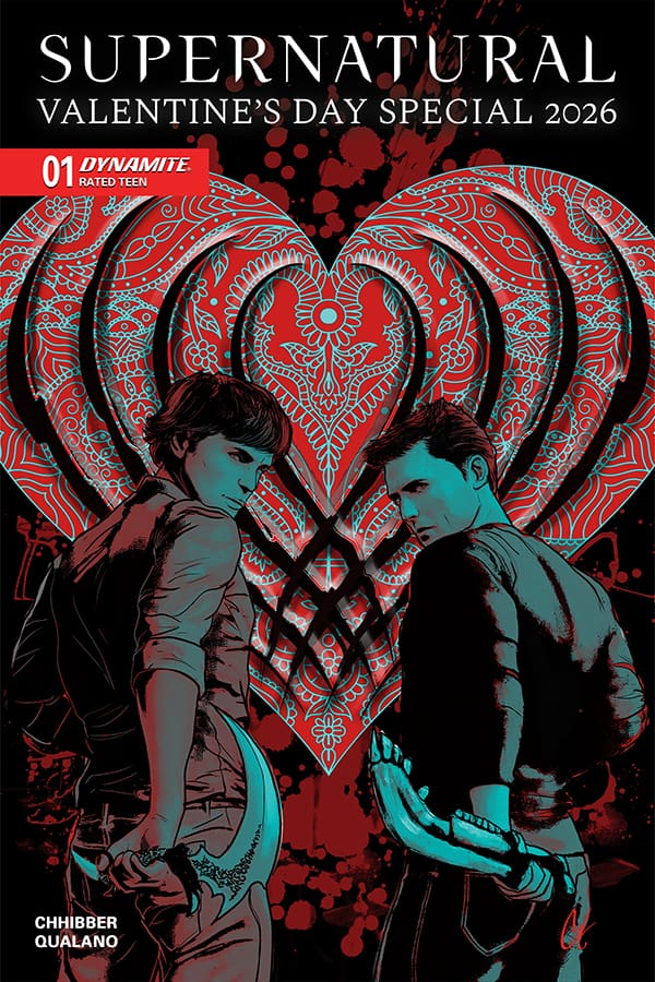 SUPERNATURAL Valentine's Day Special Cover. Image from Dynamite Entertainment.