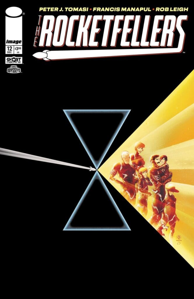 The Rocketfellers #12 Variant Cover. Image from Ghost Machine at Image Comics