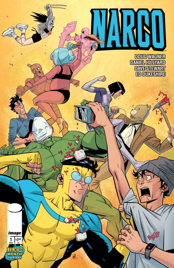 Narco #1 Variant Invincible Crossover Cover from Image Comics.