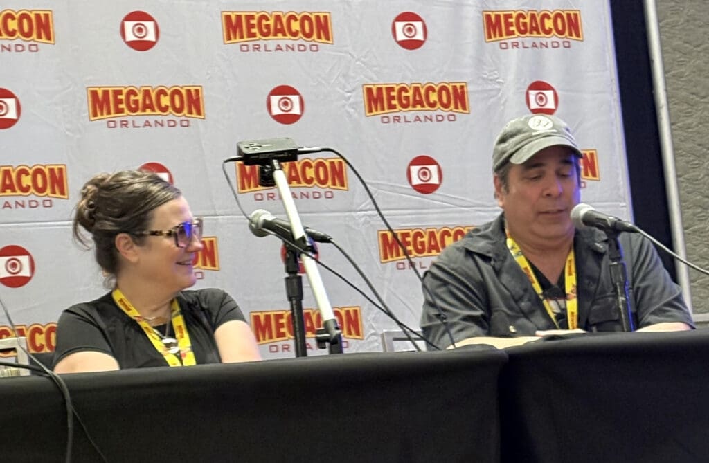 Amanda Conner & Jimmy Palmiotti at MEGACON Orlando 2026.