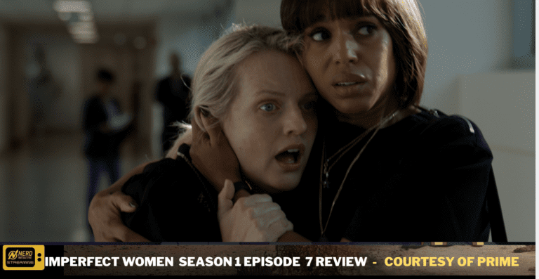Two distressed women hug in a dim hallway, one pale-blond with mouth open in fear and the other dark-haired offering support (scene from a recap thumbnail).