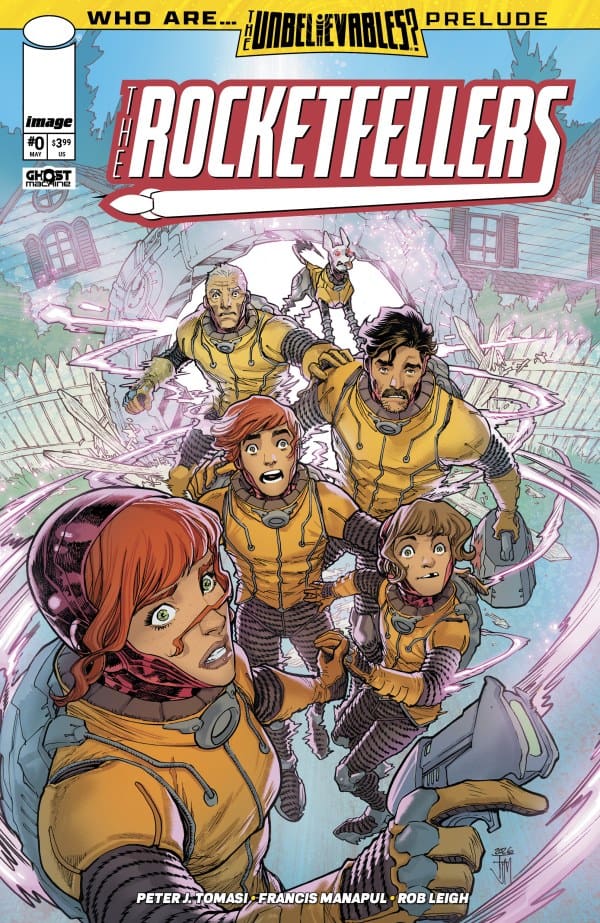 The Rocketfellers #0 Cover. Image from Ghost Machine at Image Comics