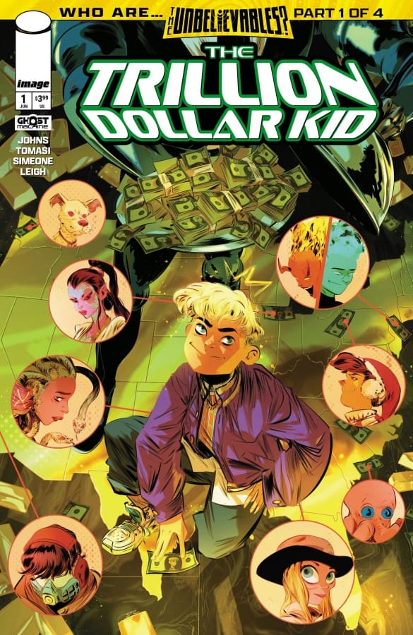 The Trillion Dollar Kid #1 Variant Cover from Ghost Machine Pro at Image Comics.