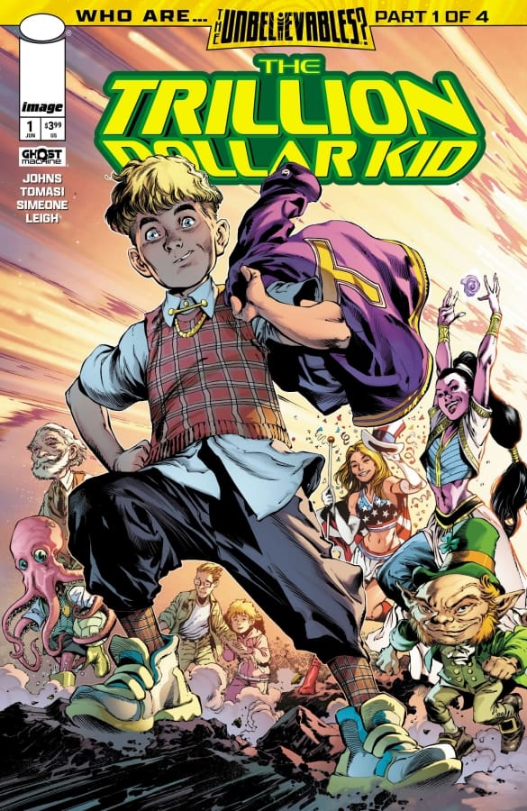 The Trillion Dollar Kid #1 Variant Cover from Ghost Machine Pro at Image Comics.