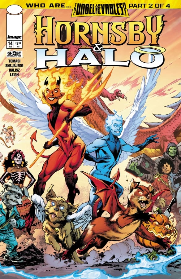 Hornsby & Halo #14 Variant Cover. Image by Ghost Machine at Image Comics.