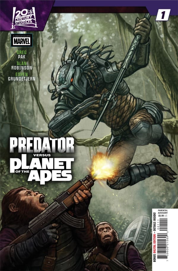 Cover of Predator Vs Planet of the Apes #1