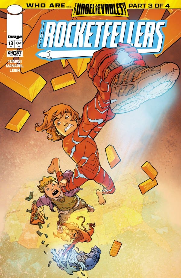 The Rocketfellers #13 Cover. Image from Ghost Machine at Image Comics