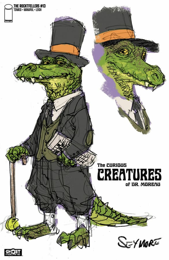 The Rocketfellers #13 Variant Cover. Image from Ghost Machine at Image Comics.