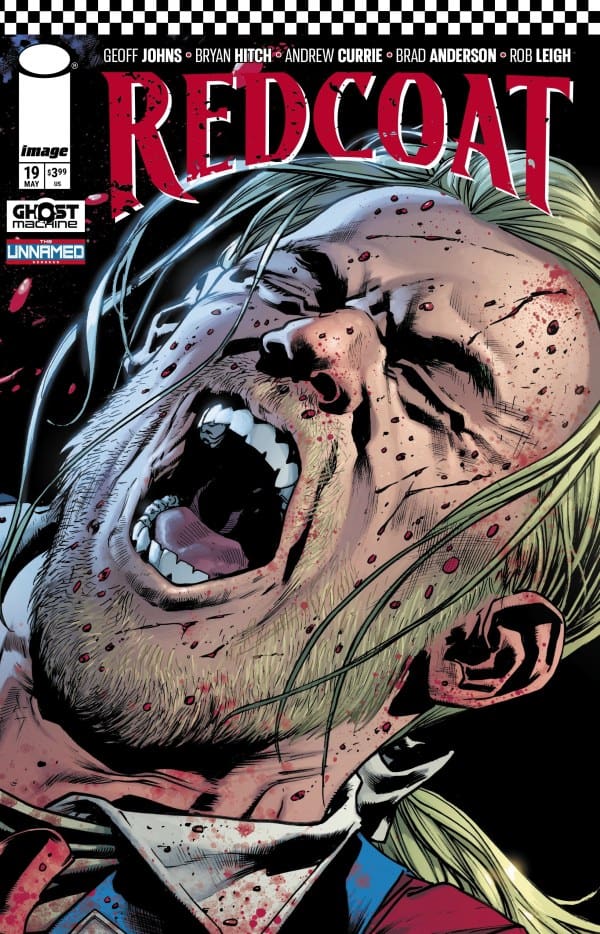 Redcoat #19. Credit Image Comics/Ghost Machine. Cover by Bryan Hitch and Brad Anderson.