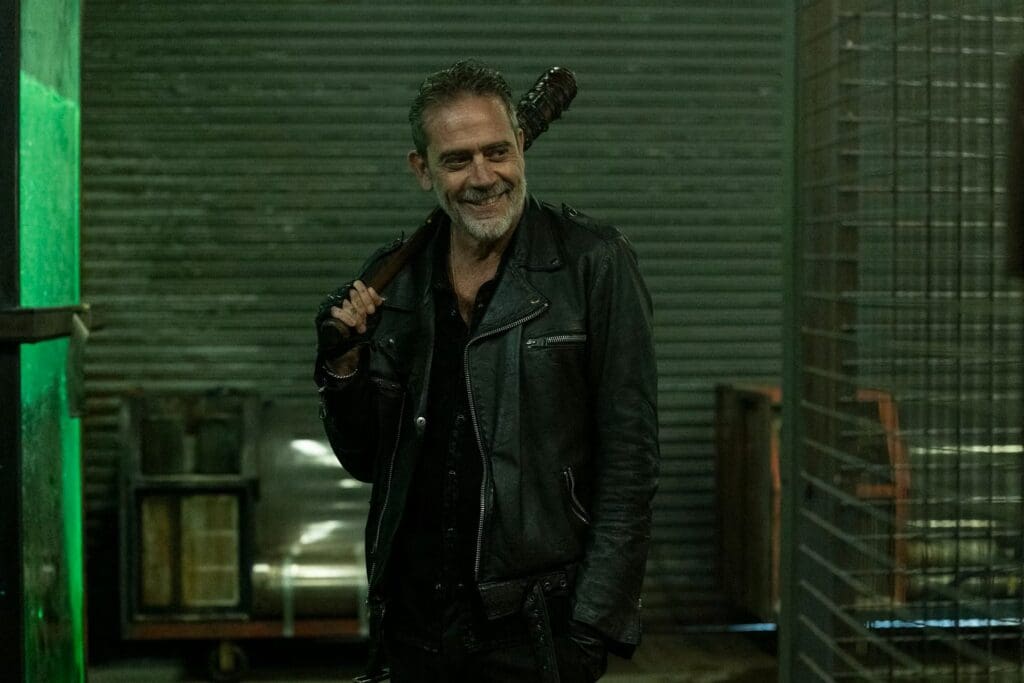 Jeffrey Dean Morgan as Negan. Image courtesy of AMC/Robert Clark. 