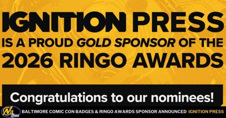 Ignition Press Sponsoring Baltimore Comic Con Badges & Ringo Awards