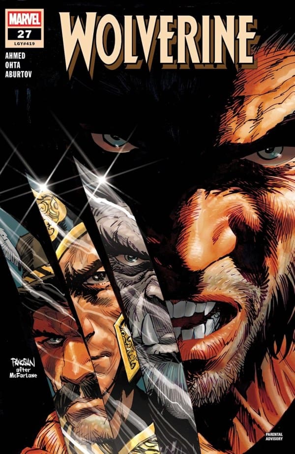 WOLVERINE #27 Cover. image courtesy of Marvel Comics.