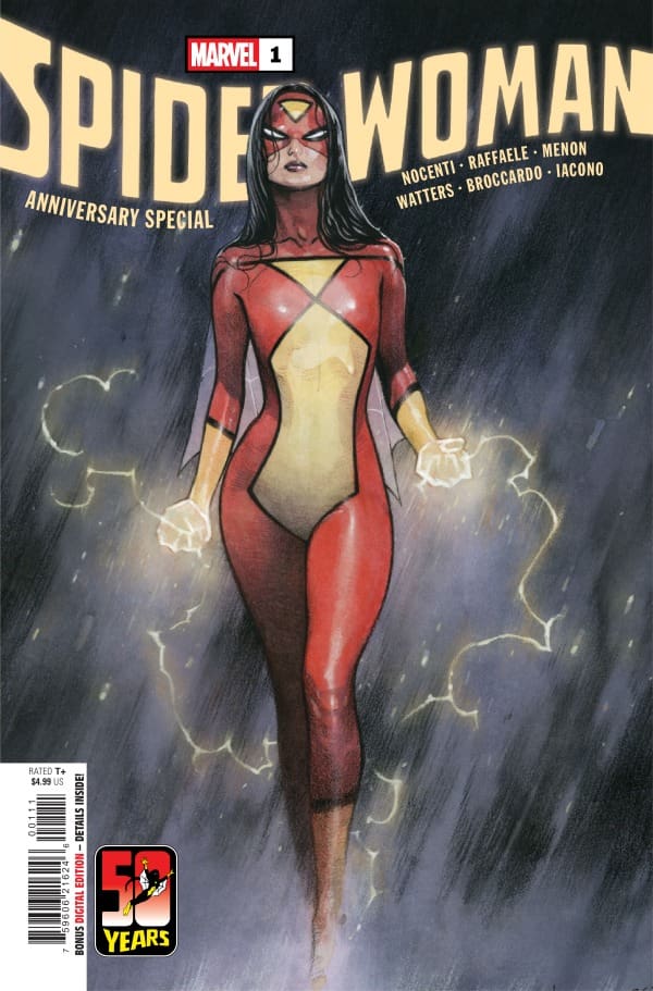 Cover art for Spider-Woman from Marvel Comics.