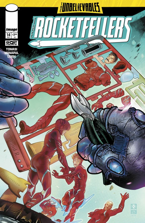 The Rocketfellers #14 Variant Cover. Image courtesy of Ghost Machine Pro at Image Comics.