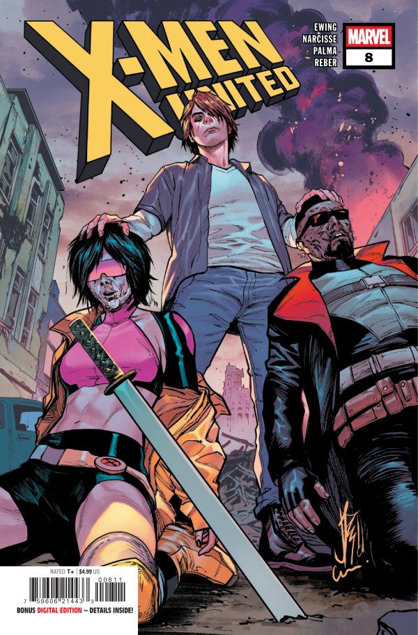 Cover art for X-Men United #8, by Stefano Caselli and Federico Blee. Published by Marvel Comics