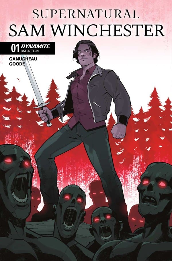 SUPERNATURAL: Sam Winchester #1 Variant Cover from Dynamite Entertainment